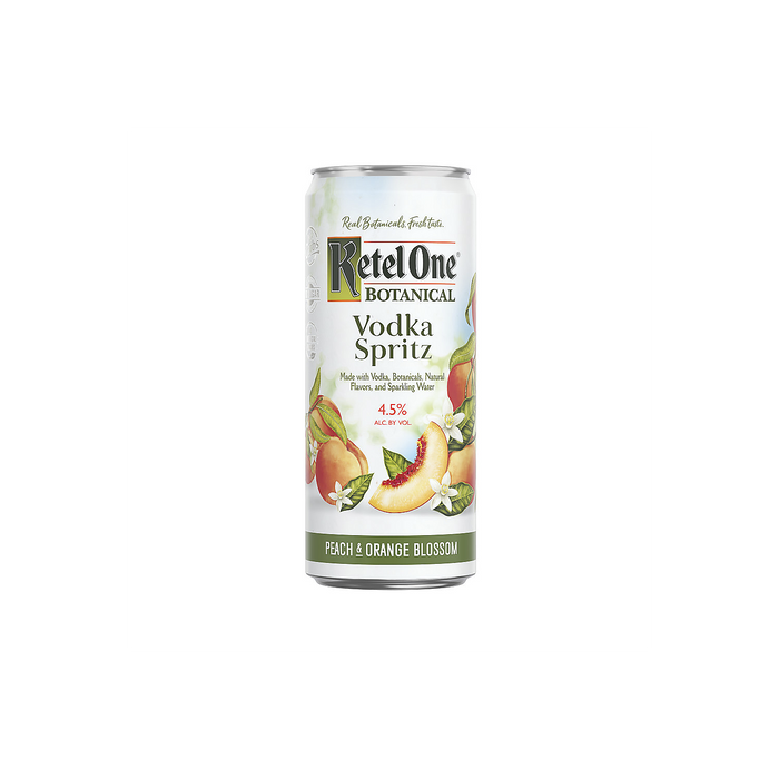 Ketel One Botanical Peach & Orange Blossom Vodka Spritz Front of can