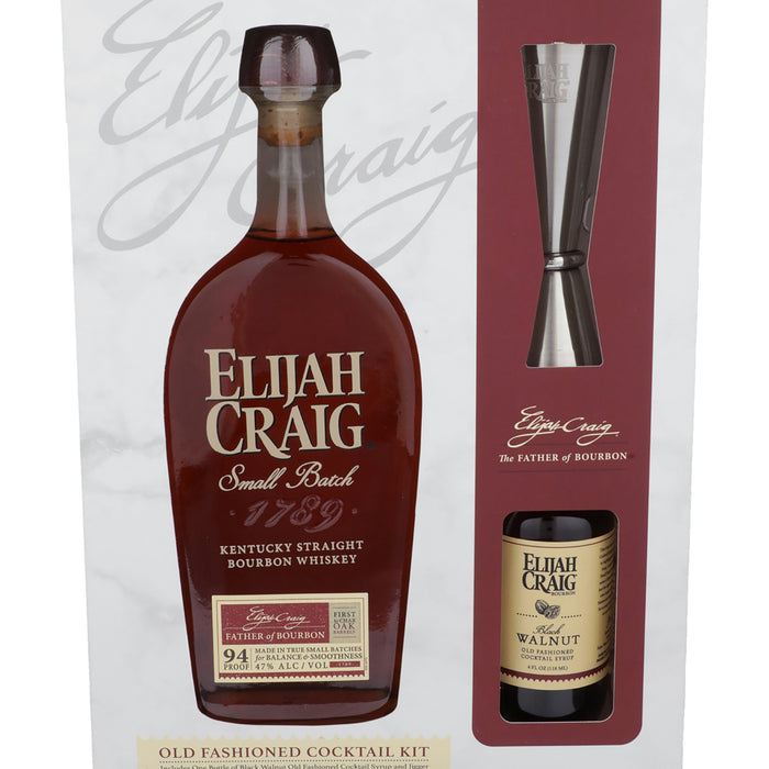 Elijah Craig Old Fashioned Cocktail Kit Front View