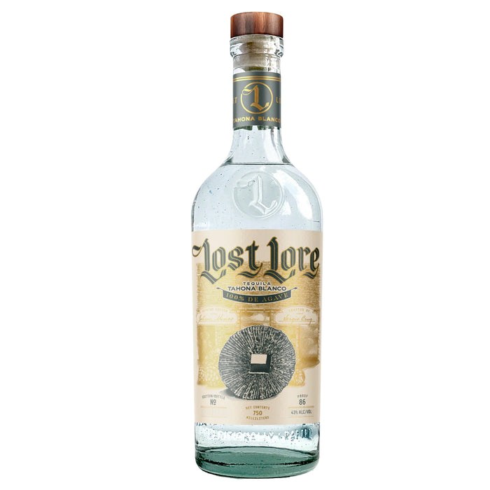 Lost Lore Tahona Blanco Tequila on a white background