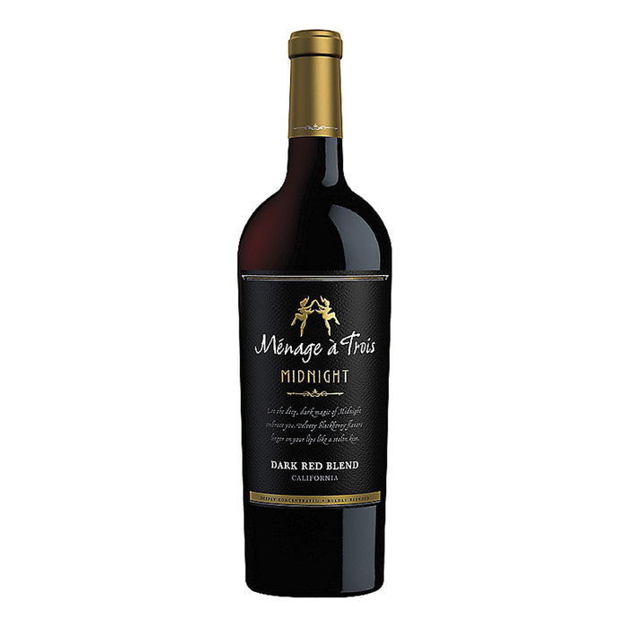 Menage a Trois Dark Red Blend Midnight California