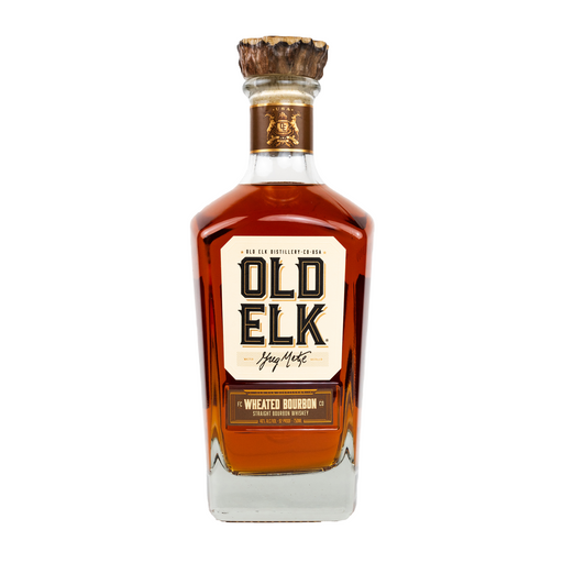 Bottle of Old Elk Wheated Straight Bourbon Whiskey