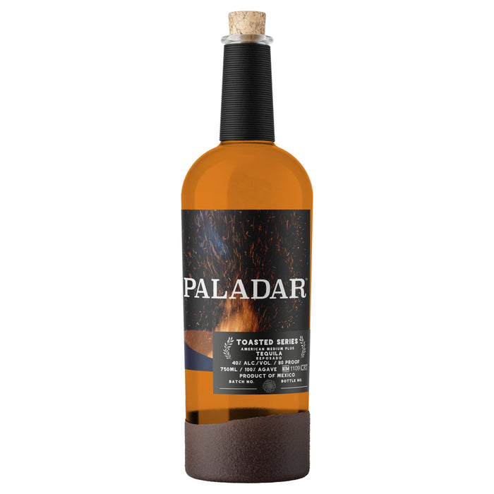 Paladar Toasted Series American Medium Plus Reposado tequila on a white background.