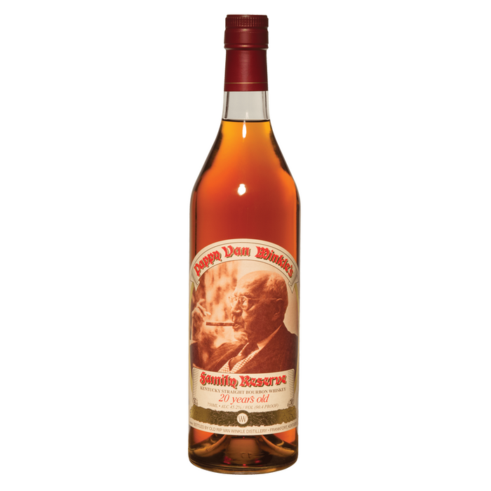 Pappy Van Winkle 20 Year Family Reserve Bourbon Whiskey Bottle