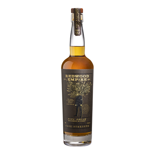 Bottle of Redwood Empire Pipe Dream Cask Strength Bourbon Whiskey