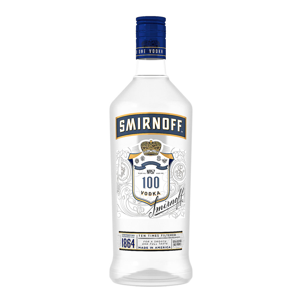 Smirnoff 100 Proof Vodka — Rare Tequilas