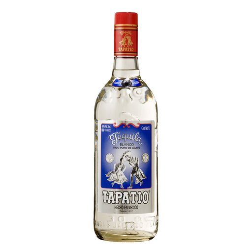 Bottle of Tapatio Tequila on a white background