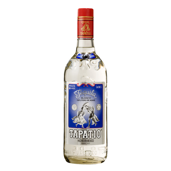 Bottle of Tapatio Tequila on a white background