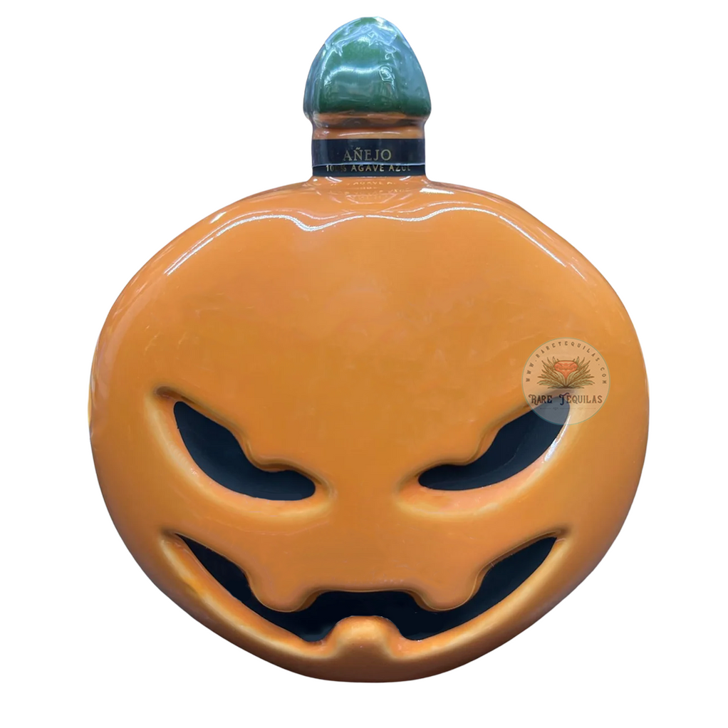 Tierra Sagrada Añejo Tequila Halloween Series (Pumpkin Bottle) — Rare