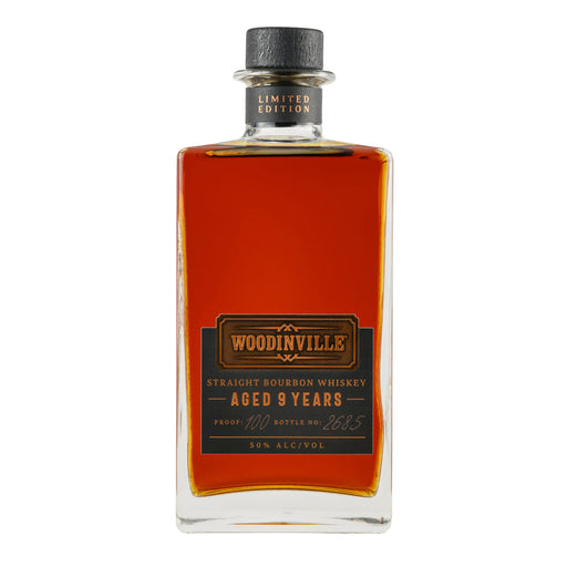 An Image of the front view of Woodinville 9 Year Old Limited Edition Straight Bourbon Whiskey