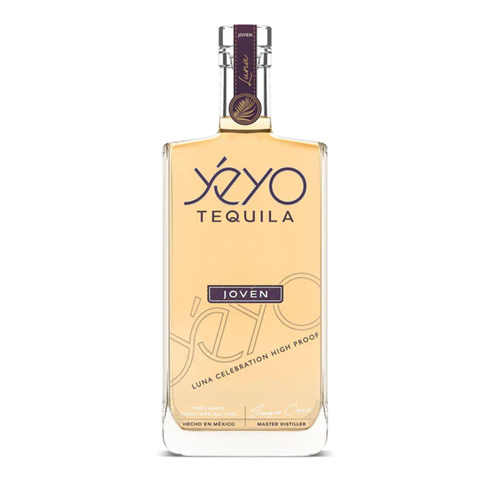 Yeyo Tequila bottle on a white background