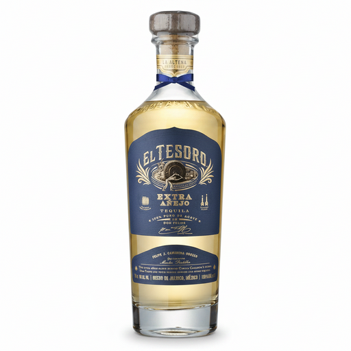 El Tesoro Extra Añejo Tequila 750ml Bottle