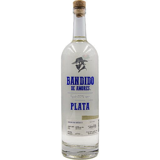 Bandido De Amores Tequila, Image of Bandido Plata Tequila, Bandido De Amores Tequila Plata.