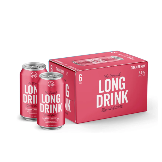 The Finish Long Drink Cranberry Cocktail 6Pk 12oz