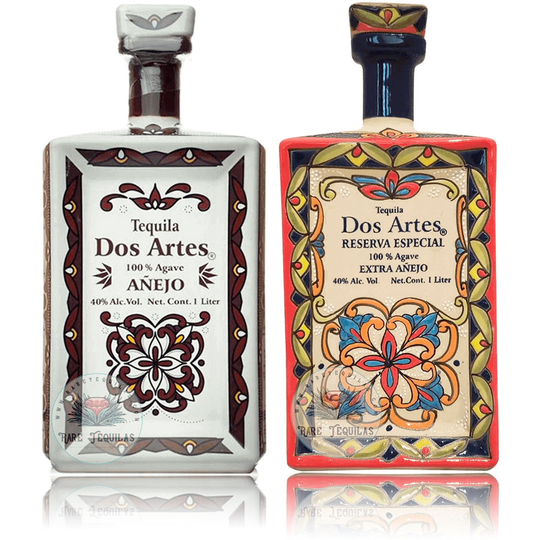 Dos Artes Extra Añejo/Añejo Combo pack — Rare Tequilas
