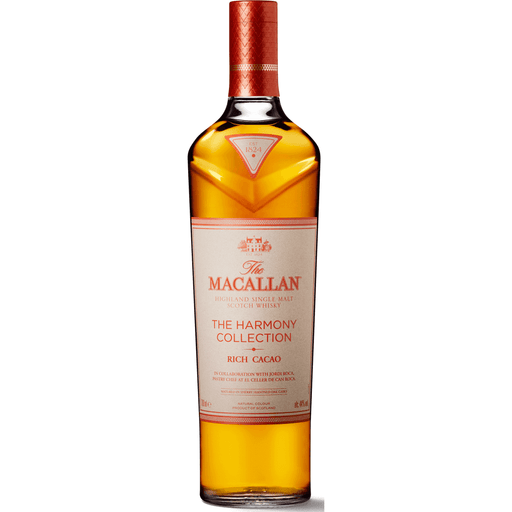 Image of The Macallan Harmony Collection Rich Cacao Single Malt Scotch Whiskey 750 ml bottle.