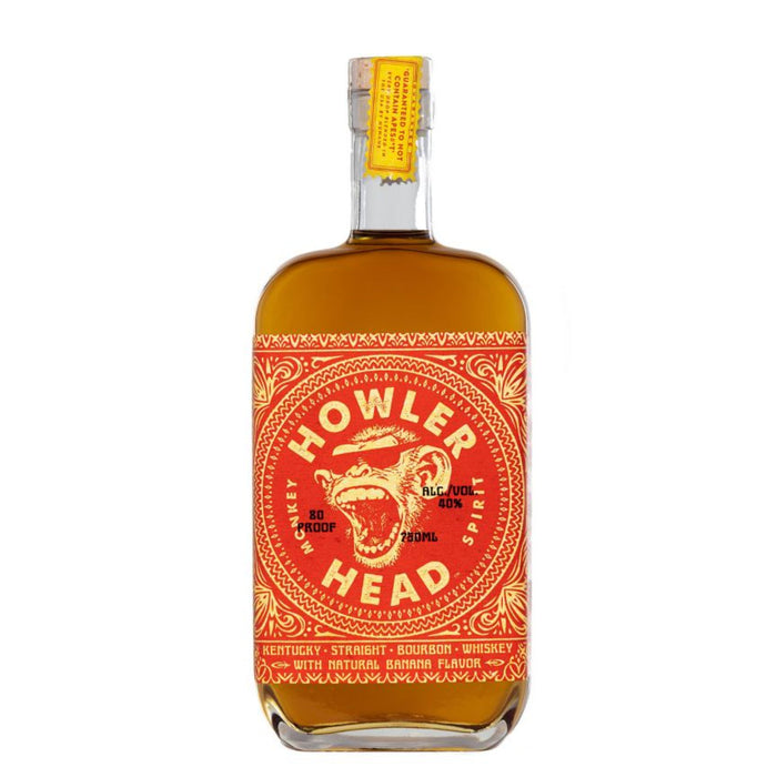 Howler Head Kentucky Straight Bourbon 750ml on the white background
