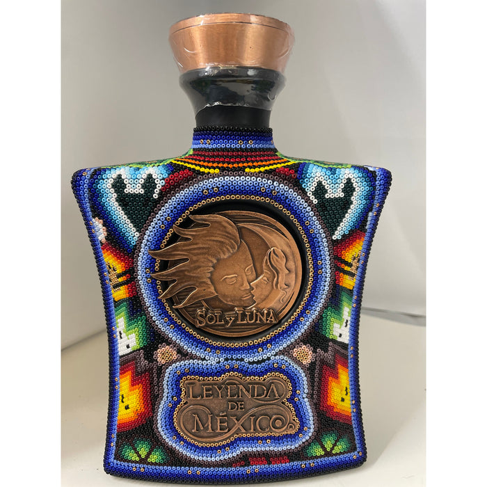 Leyenda De Mexico Huichol artist bottle