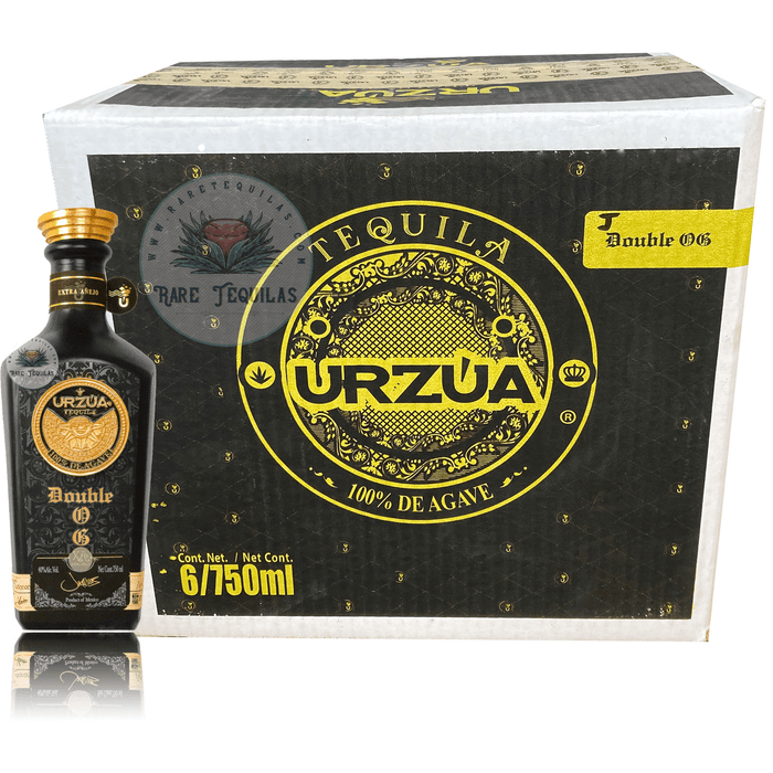 Case of Urzua Tequila Extra Añejo Jacquees edition.