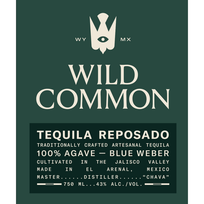 Wild Common Reposado Tequila Label