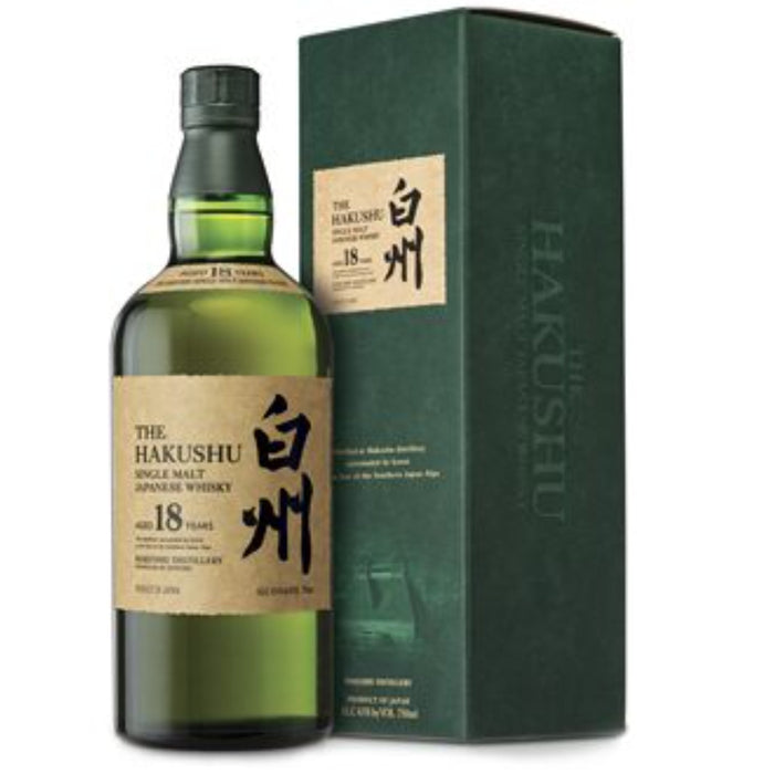The Hakushu 18 Yr Single Malt Japanese Whisky 750ml