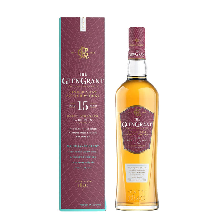 The Glen Grant 15 Yr Single Malt Scotch Whisky 750ml