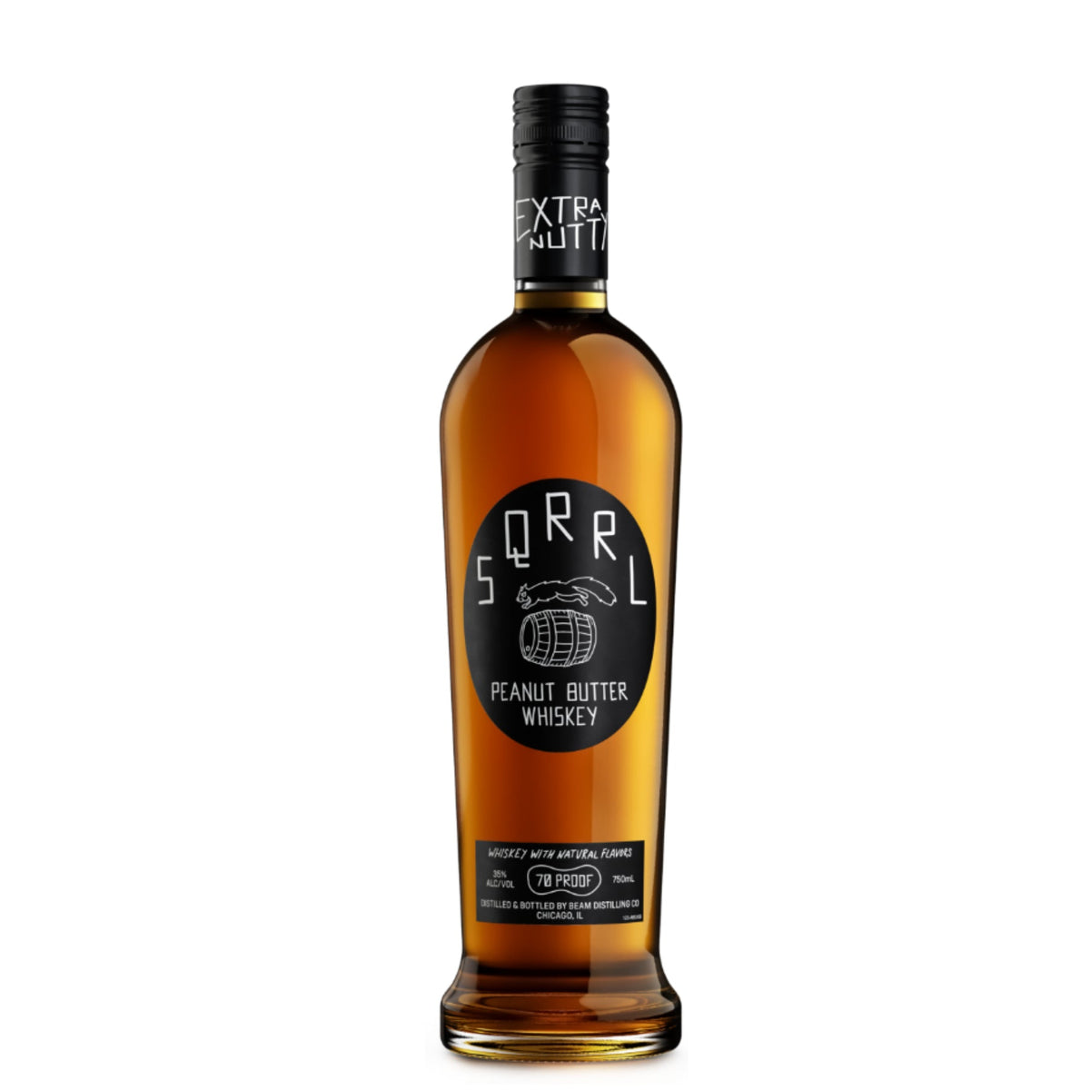 SQRRL Peanut Butter Flavored Whiskey 750ml — Rare Tequilas