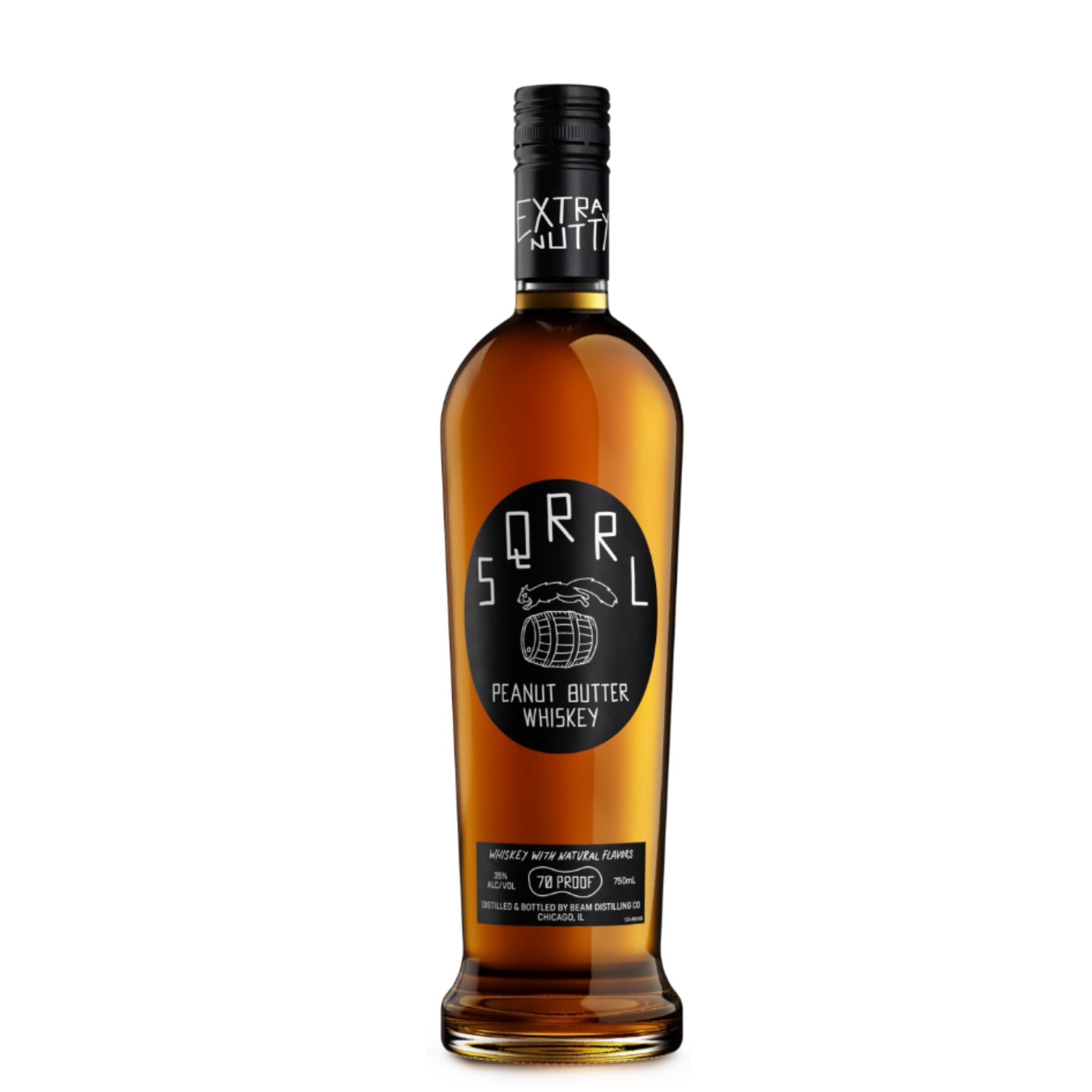 SQRRL Peanut Butter Flavored Whiskey 750ml — Rare Tequilas