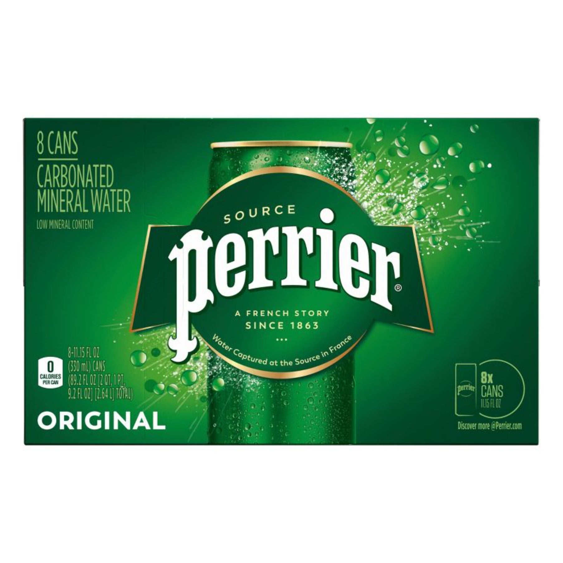Perrier Original Sparkling Mineral Water 8 Pack 11.15 fl oz — Rare Tequilas