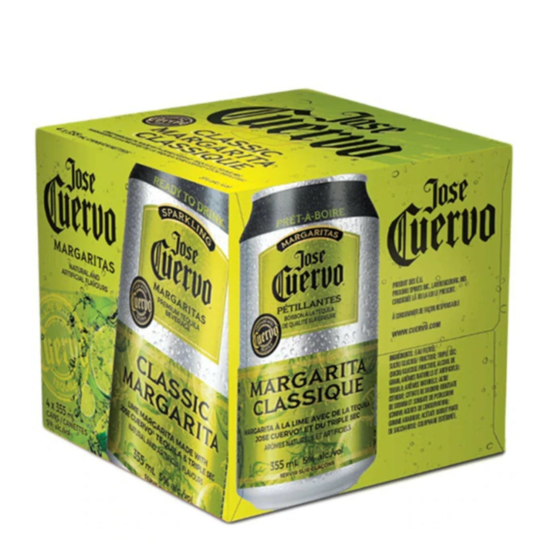 Jose Cuervo Sparkling Margarita Ready To Drink 4pk — Rare Tequilas