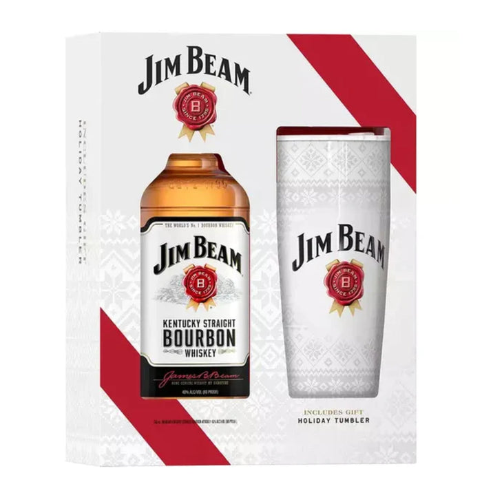 Jim Beam Kentucky Straight Bourbon W/Tumbler 750ml