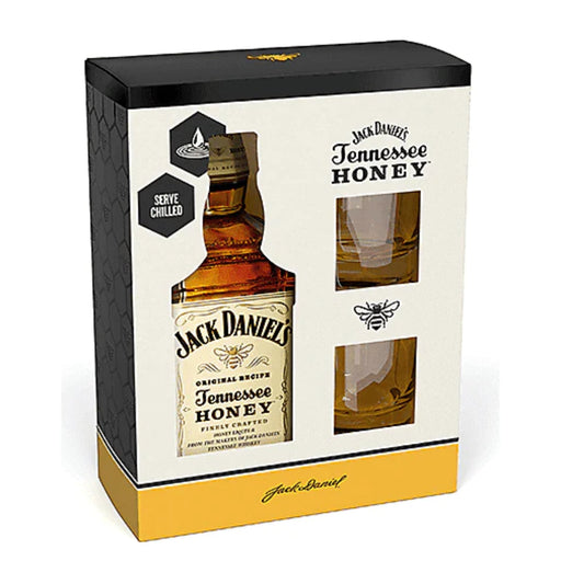 Jack Daniels Tennessee Honey W/Two Glasses 750ml
