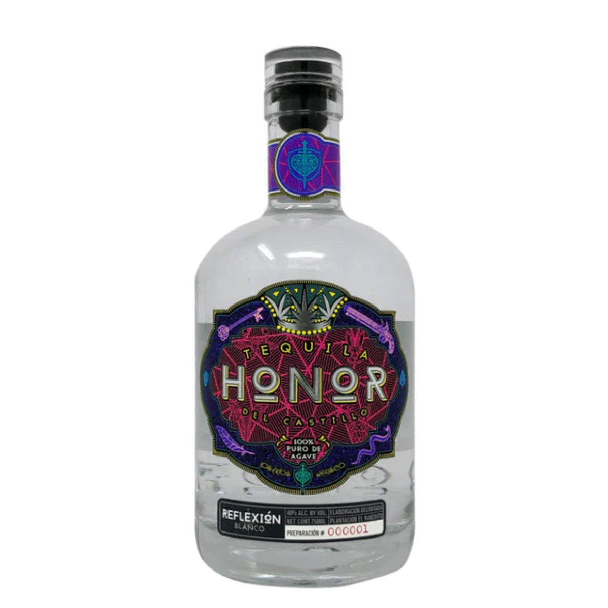 Honor Del Castillo Blanco Collection Tequila 750ml — Rare Tequilas