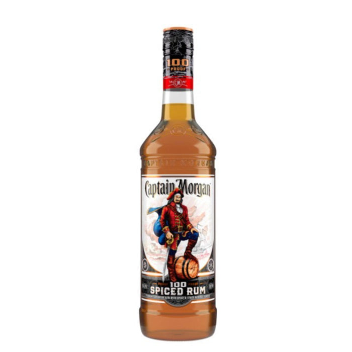 Captain Morgan 100 Proof Spiced Rum 750ml