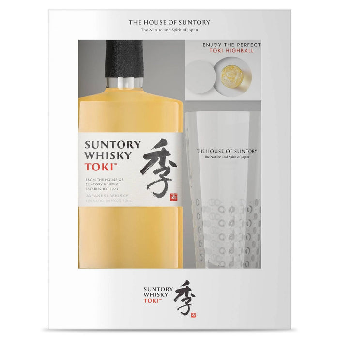 Suntory Whisky Toki Japanese Whisky W/HighBall Glass 750ml