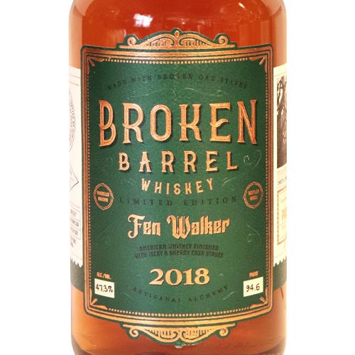 Broken Barrel Fen Walker 2018 American Whiskey