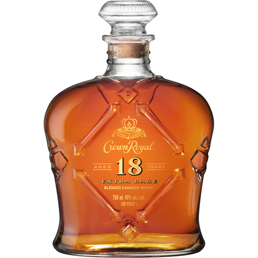 Crown Royal Extra Rare 18 year 750 ml bottle.