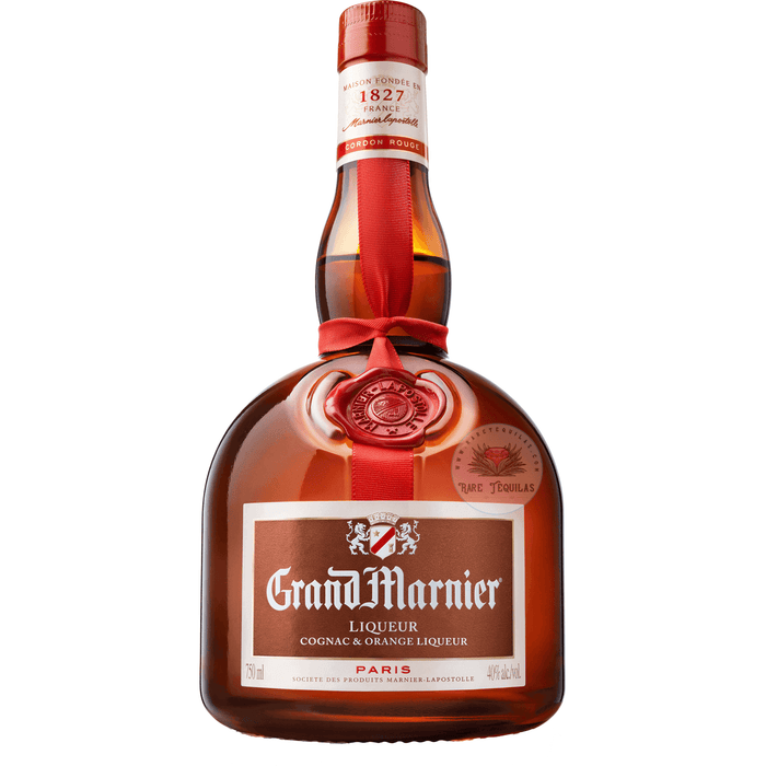 Image of Grand Marnier Liqueur, Cognac and Orange Liqueur, 750 ml bottle.