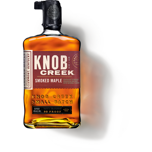 Knob Creek Smoked Maple Bourbon Whiskey 750 ml.