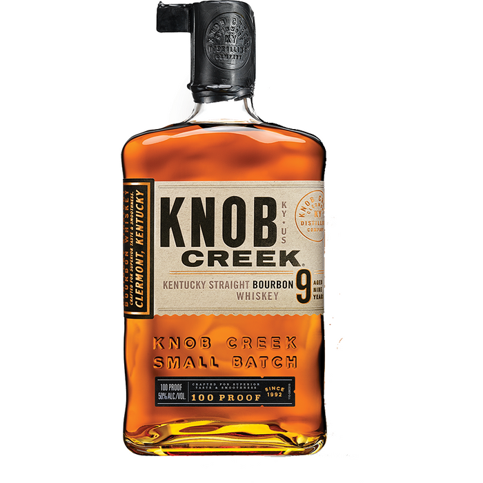 Knob creek 9 year Bourbon Whiskey.