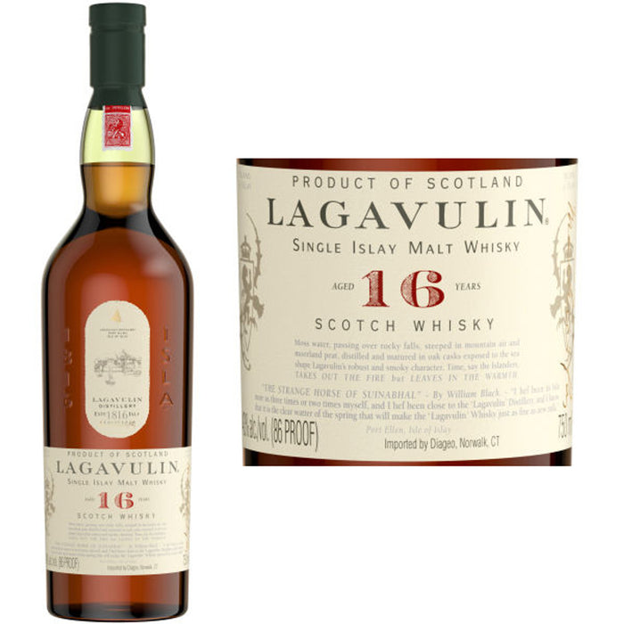 Lagavulin 16 Year Old Islay Single Malt Scotch