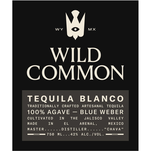 Wild Common Blanco Tequila Label