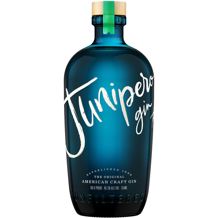Junipero Gin 98.6 proof 750 ml.